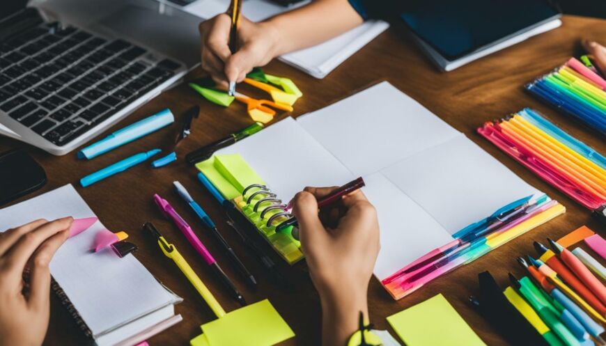 note-taking techniques, effective study habits, organization skills for students